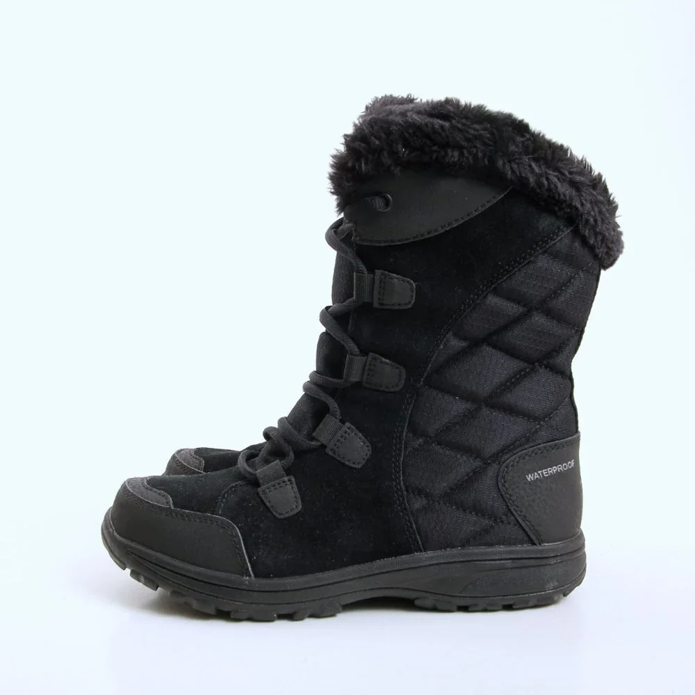 Columbia Ice Maiden‎ II Waterproof Boots in Black Women Size 6